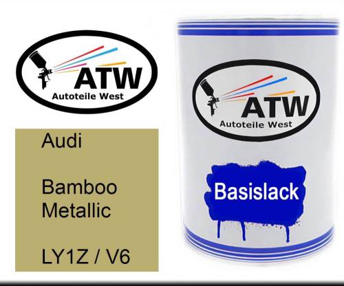 Audi, Bamboo Metallic, LY1Z / V6: 500ml Lackdose, von ATW Autoteile West.